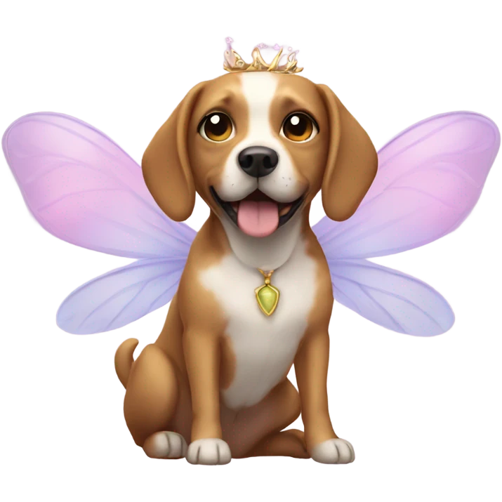 Dog fairy  emoji