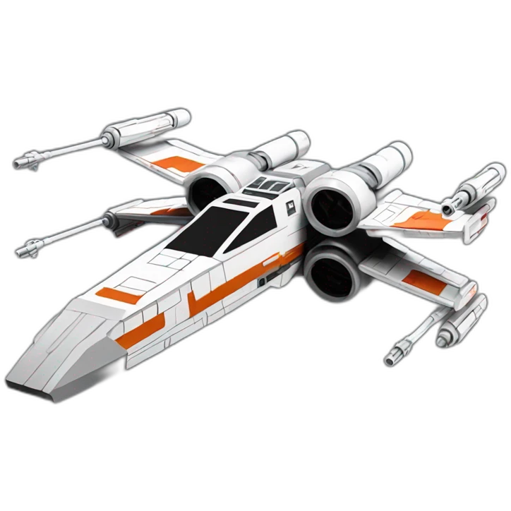star wars x wing ship  emoji