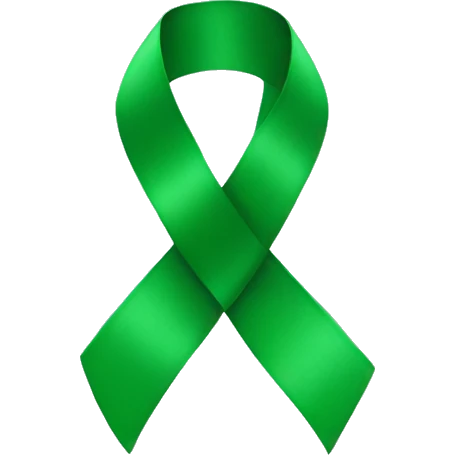 green ribbon  emoji
