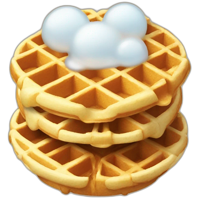waffle bubble emoji