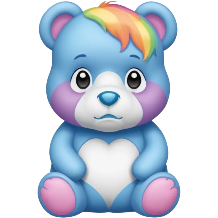 Care bear sad  emoji