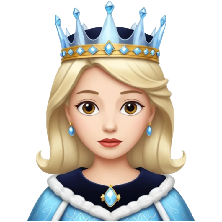 ice crown's queen emoji