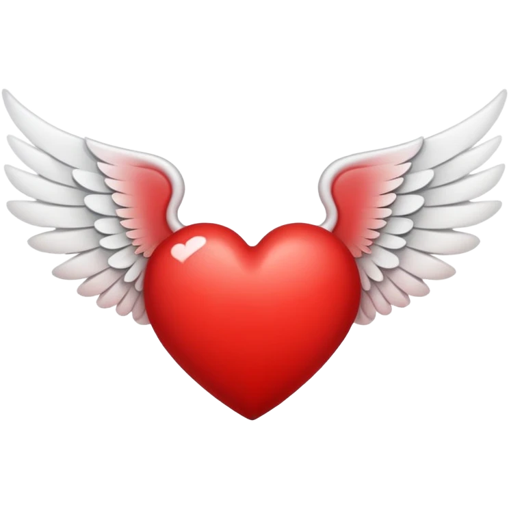 corazón con alas  emoji