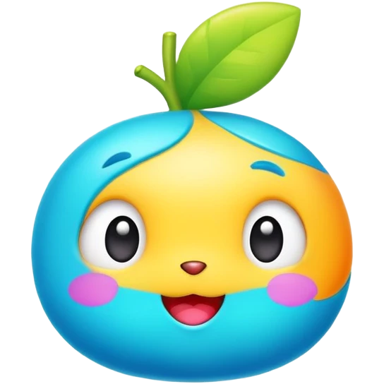 Sprunki character, cute cartoon character with bright colors emoji