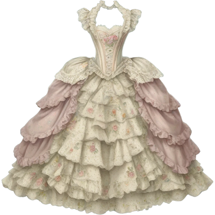 rococo dress emoji