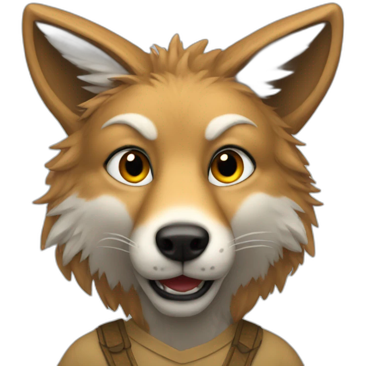 coyote humanoid emoji