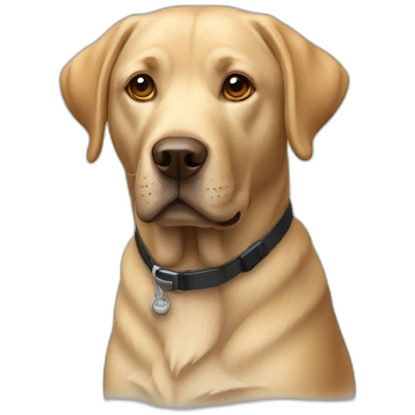 Un labrador emoji