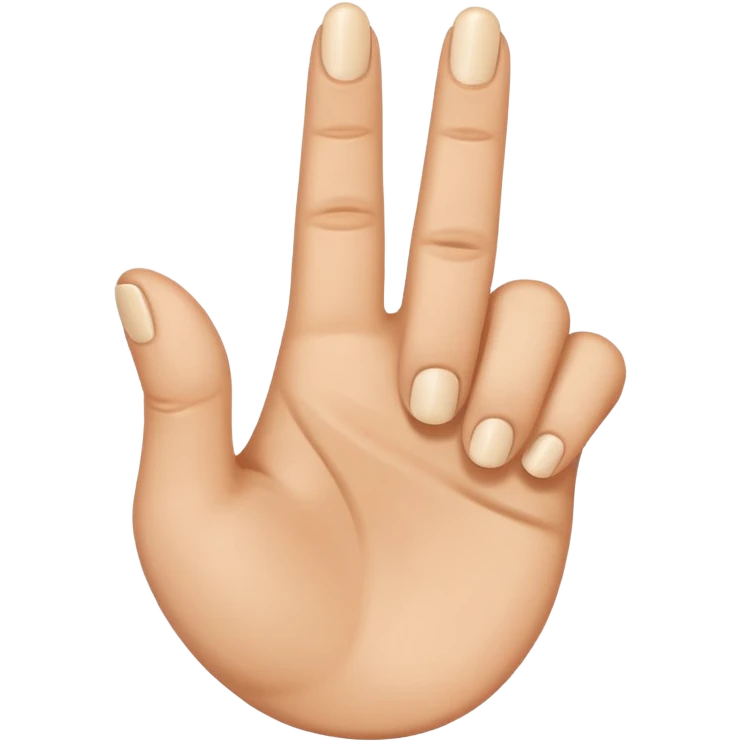 Middle finger emoji