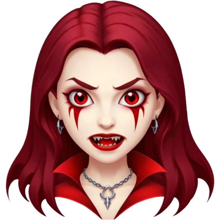 red women Vampire emoji
