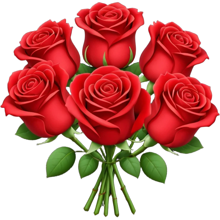 bouquet of roses emoji