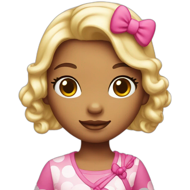 Hello Kitty girl emoji