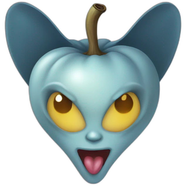 Poire diablolique emoji
