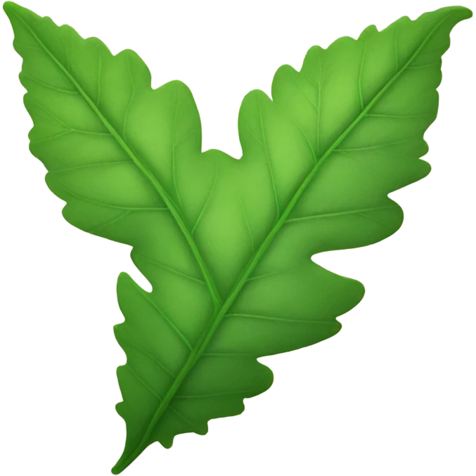 healing leaf emoji