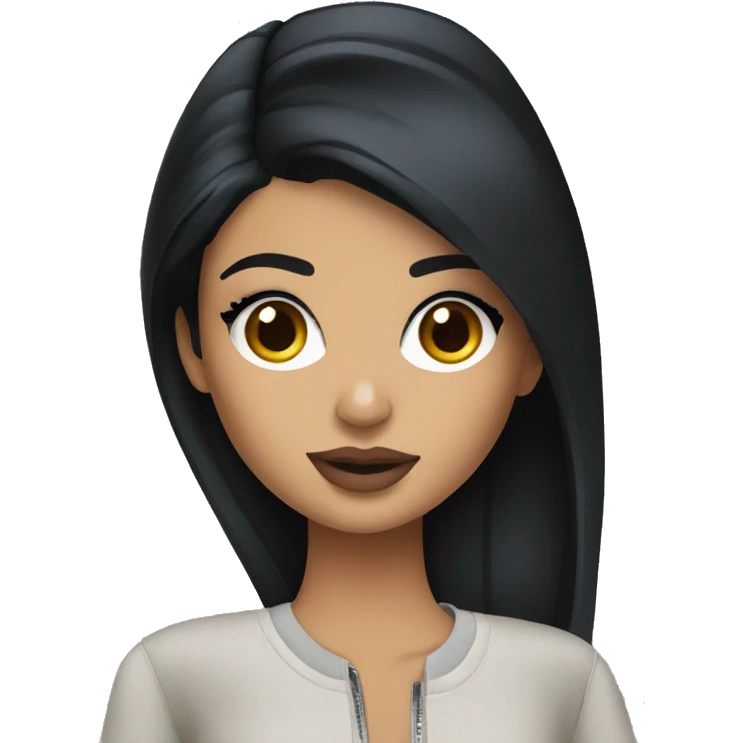 Brunette kylie jenner and bangladesh girl  emoji