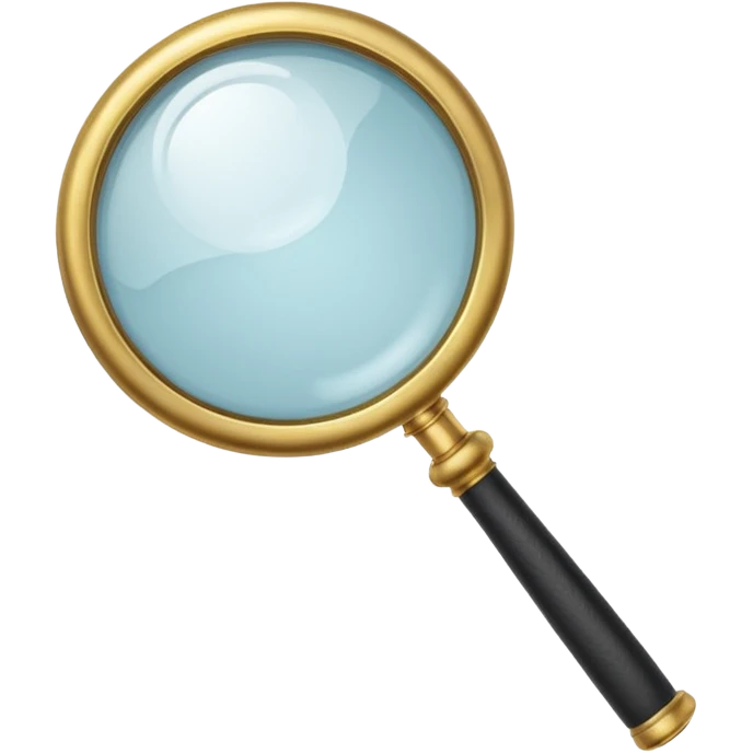 magnifying glass emoji