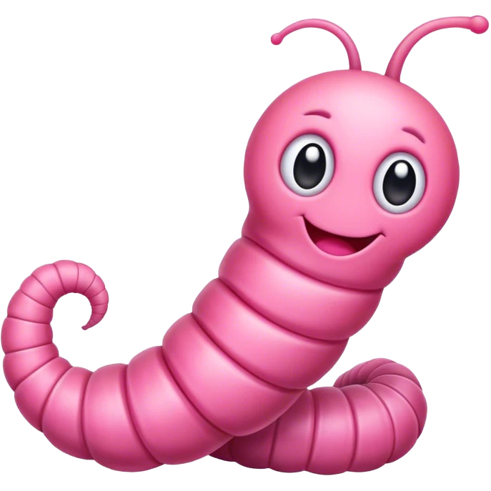 Stinky cutie worm emoji