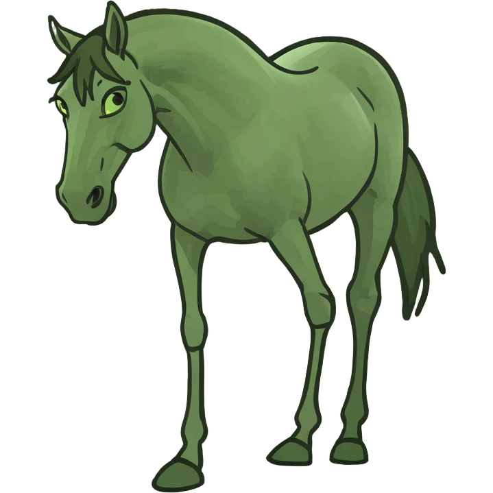 Horse with human legs emoji