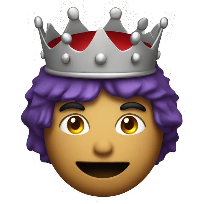 vilain with crown emoji