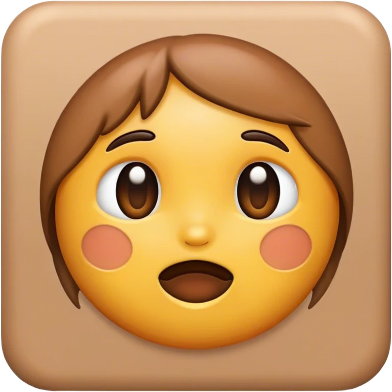 soft brown emoji