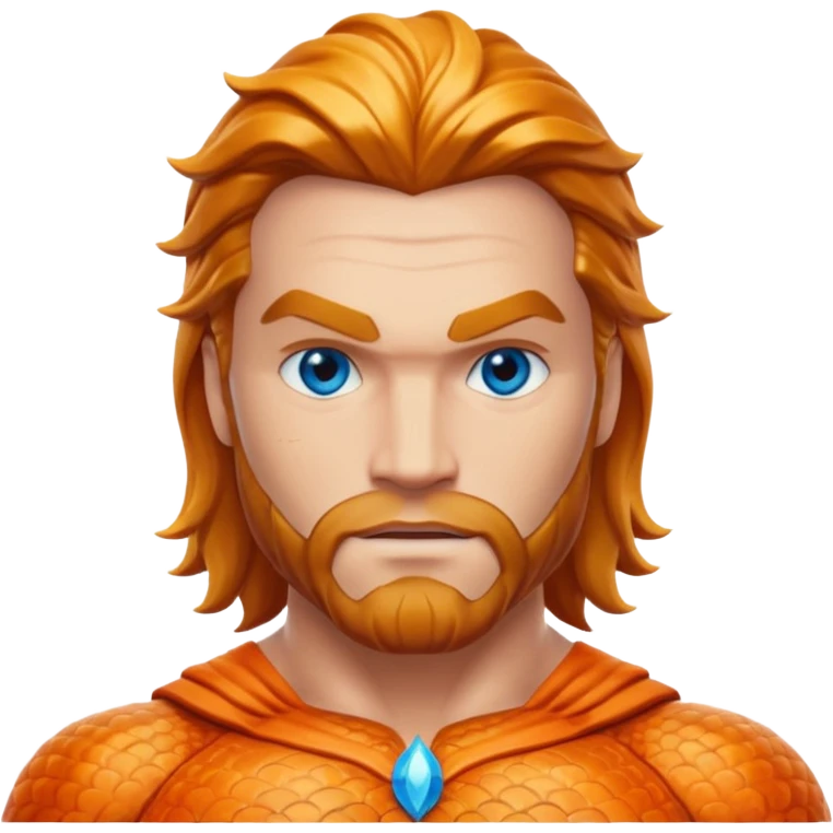 Aquaman with blue eyes emoji