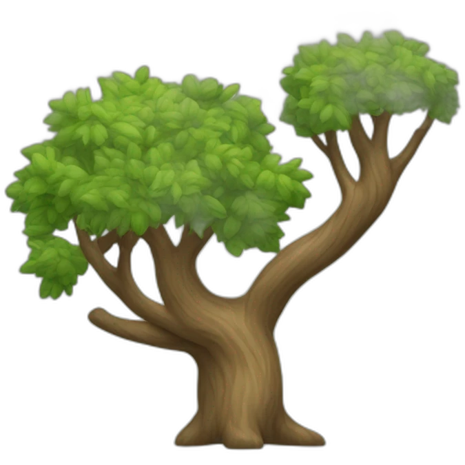 Arbre qui vole emoji