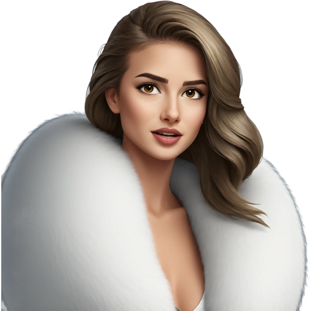 realistic portrait of a girl emoji