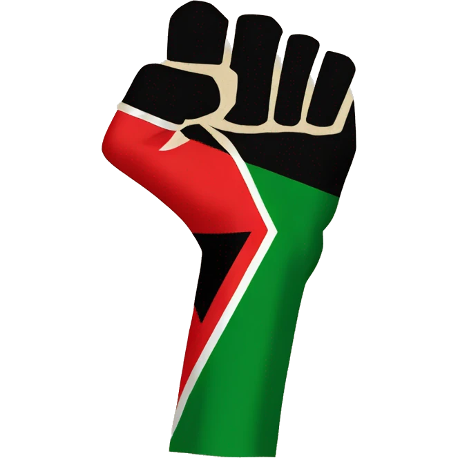Black Power Fist and “Red and Black and Green Flag”  - Juneteenth - Freedom is NOT free ! emoji