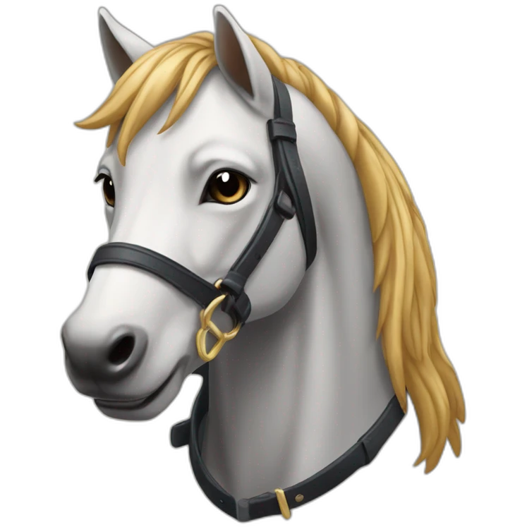Cheval sur chien emoji