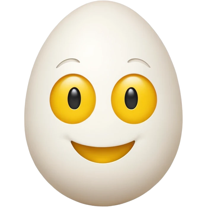 Good morning smiley egg emoji