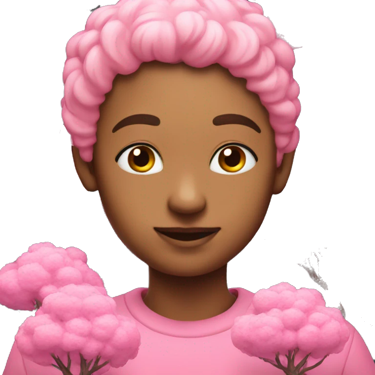 Pink nature emoji