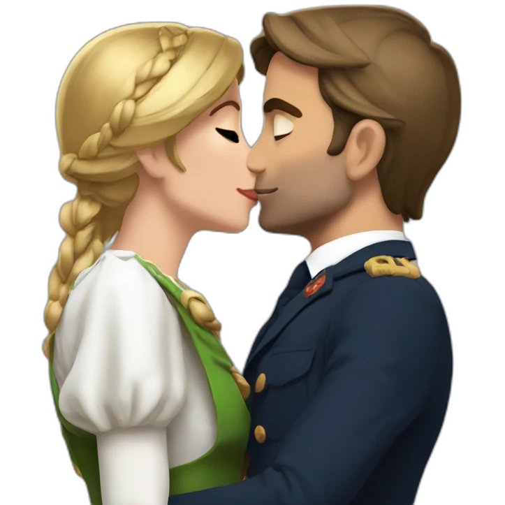 Link Kiss Macron emoji