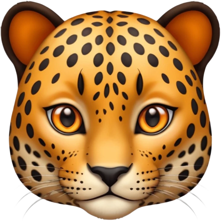 leopard face emoji