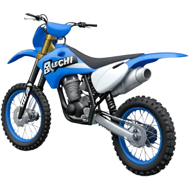 Moto da cross che impenna  emoji