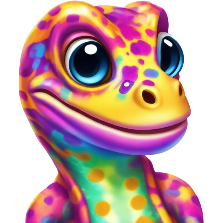 Lisa frank gecko ￼ emoji