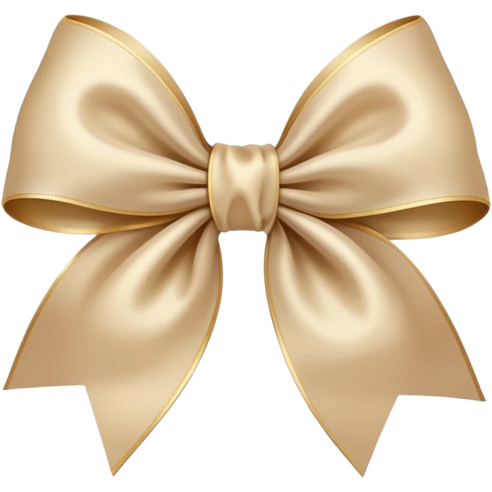 پاپیونBeige bow emoji