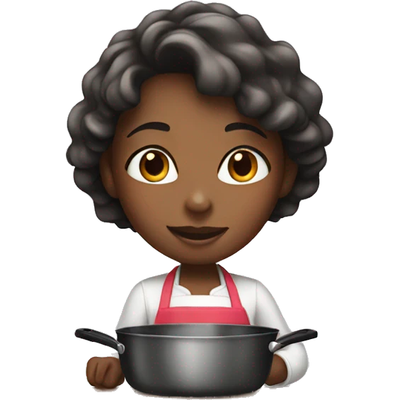 Girl cooking emoji
