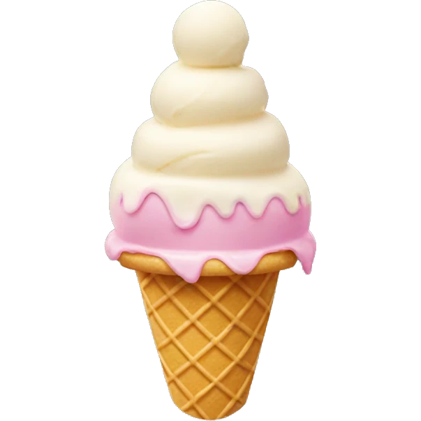 Chanel logo ice cream emoji