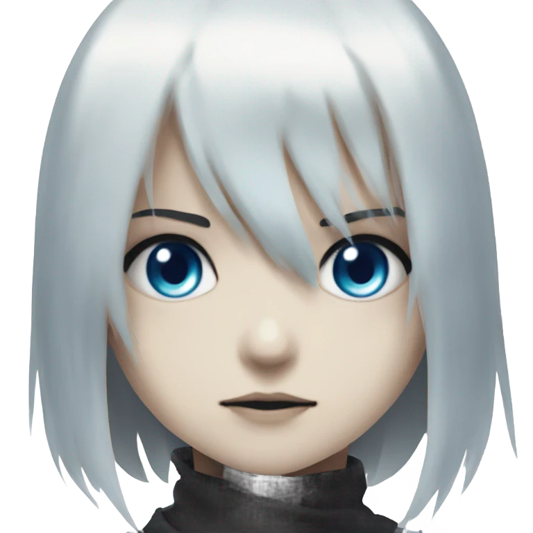Nier: Automata 2b blue eyes
 emoji