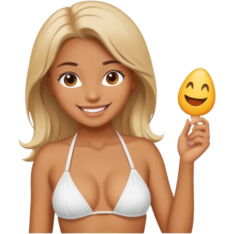 Sexy girl bikini emoji