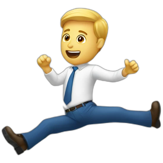 REALTOR® falling down emoji