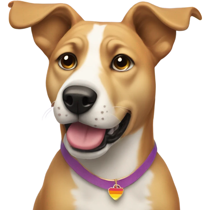Pride dog emoji