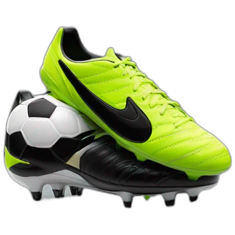 Soccer cleat tiempo black emoji