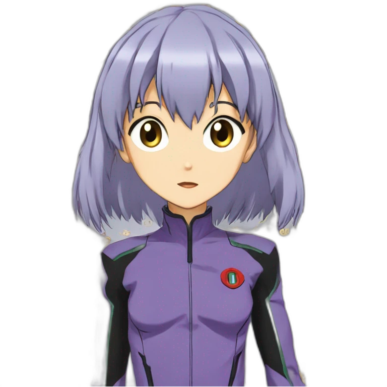 Rei from Neon Genesis Evangelion emoji