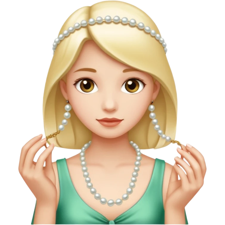 Pearl String Girl emoji