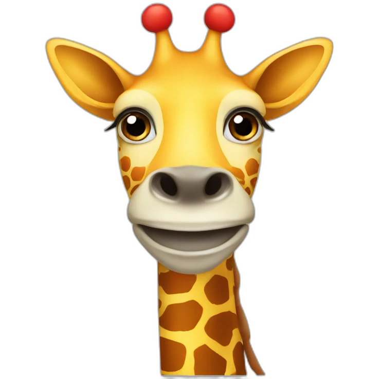 clown giraffe emoji
