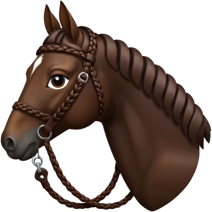 Horse crop emoji