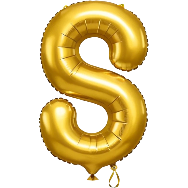 Gold foil number 24 ballons  emoji