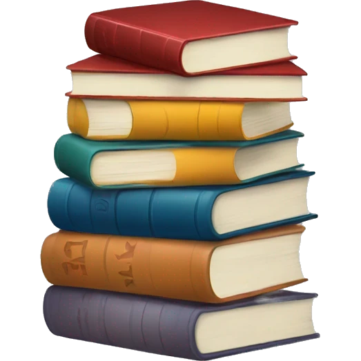stack of books emoji