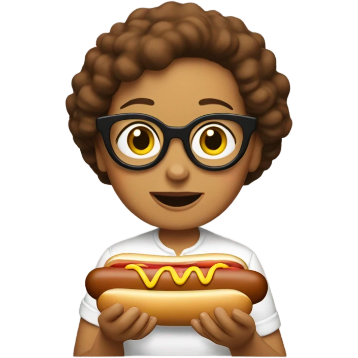peggy hill eating a hot dog emoji