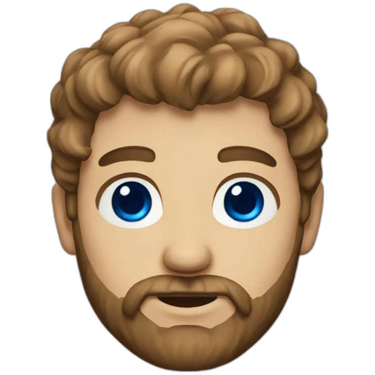 alexandre-broudin with blue eyes and light brown hair with darker beard emoji